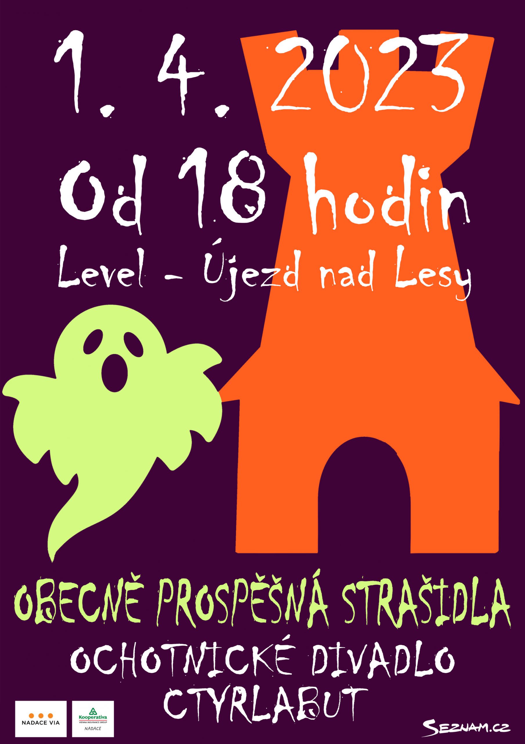Obecně prospěšná strašidla. Újezd nad Lesy, Praha 21.
